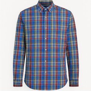 Ralph Lauren Shirt Multi-Colored Plaid Classic Fit Long Sleeve Mens Size XL